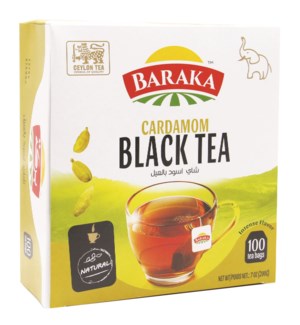 Tea Cardamom Black filter Bags "Baraka" (100 cts.